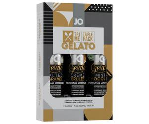 JO System Gelato - lubrifiant intime aromatisé - coffret 3x30ml