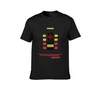 JOA Jodie Knight Rider Kitt Consol Mens T-Shirt Casual Cotton Tees Tops Black XXL