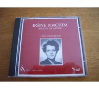 JOACHIM IRENE (soprano) - IRENE JOACHIM : RECITAL DE LIEDER
