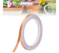 Joaecosmhui Ruban Cuivre Anti Limace et Escargots, Feuille pour EMI Blindage, Adhésif pour Réparation Électrique (5mm x 20m)