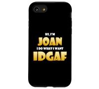 Joan Joke IDGAF Meme Funny Halloween Girl Costume for Joan Coque pour iPhone SE (2020) / 7/8