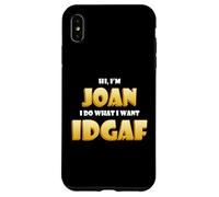 Joan Joke IDGAF Meme Funny Halloween Girl Costume for Joan Coque pour iPhone XS Max