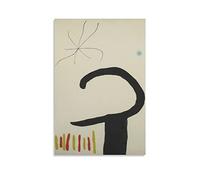 Joan Miro Espriu Plaque Miro Surréalisme Œuvres d'art sur toile esthétique pour chambre Décoration murale moderne 60 x 90 cm