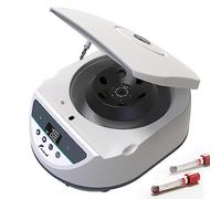 JOANLAB Centrifugeuse de Paillasse pour PRP/PRF, 500-4000 tr/min Faible Vitesse, Force Max 2220 xg, Rotor 12 Places pour Tubes 5/10 ml