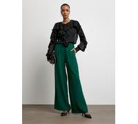 Joanna Hope Pantalon large Joanna Hope vert plissé