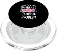 Joanna Personalized Cute Flower Girls Joanna Name PopSockets PopGrip pour MagSafe