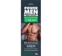 Joanna Power Men Crème dépilatoire pour le corps 6in1 Épilation du corps pour hommes Graines de chanvre