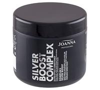 JOANNA Professional Silver Boost Après-shampoing pour cheveux - Neutralisation des tons jaunes - Réflexes frais argentés - 500 g