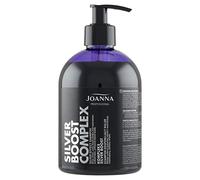 JOANNA Professional Silver Boost Shampooing complexe - Shampooing intensifiant la couleur - Neutralisation des tons jaunes - Réflexes frais argentés - 500 g