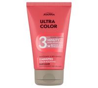 Joanna Ultra Color Après-shampoing protecteur de la couleur pour cheveux naturels et colorés en acajou et cerise rouges, sans ammoniaque, ravive et intensifie les couleurs en 3 minutes 100 ml