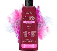 Joanna Ultra Color - Après-shampoing rose pour cheveux blonds et clairs - Rose pastel - Brillance naturelle - Élimine le jaunissement des cheveux blonds gris et blond - Effet temporaire - 150 ml