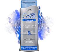 Joanna Ultra Color Shampooing pour nuances argent et platine Shampooing revitalisant fortifiant Rafraîchissant et soin des cheveux Neutralise la teinte jaunâtre Restaure toute la brillance 400 ml