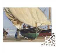 Joaquín Sorolla Y Bastida Puzzle Adulte 1000 Pièces Puzzles Adolescents -Puzzle en Bois- Jouet Kit De Bricolage Cadeau De Vacances Décoration