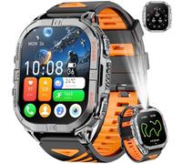 Joautrial GPS Montre Connectée Homme, 2,13" AMOLED Militaire Smartwatch