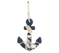 Joayuezo Ancre Décorative Décor Nautique Ancre Décoration d'Ancre de Bateau Décor - Cadeau d’Anniversaire, de Mariage, de Saint Valentin, de la fête des Mères (I-18cm)
