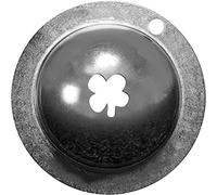 Joayuezo Pochoir de marquage de Balle de Golf DIY Acier Inoxydable Balle De Golf Ligne Liner Marquage Modèle Ligne Clip De Marquage De Balle Golf (Clover)