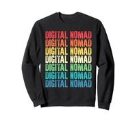 Job de Style Vintage Nomade numérique Sweatshirt