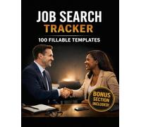 Job Search Tracker: 100 Fillable Tracker