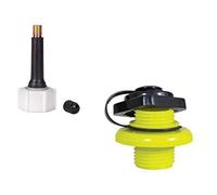 Jobe Boston SOUPAPE + Adaptateur pour compresseur - Bateau CAOUTCHOUC canot Tube Remorquable Rafts Matelas air