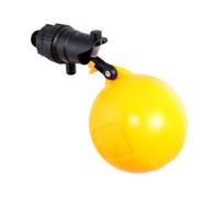 Jobe Valves J-RJV20 Black Rojo Robinet flotteur Jaune 1,9 cm