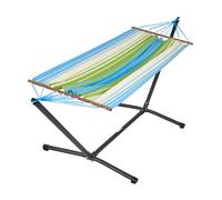 JOBEK-Structure pour hamac coloris vert en polypropylène Set MetaliK