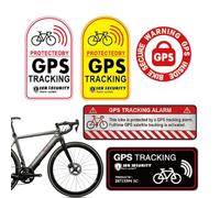 Joberio Autocollants D'alarme De GPS - 10 Autocollants Antivol pour Vélo | Autocollant Réfléchissant D’Avertissement De Vélo | Avertissement De GPS | Autocollants De Voiture De Fenêtre | Autocolla