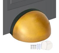 Joberio Butée de porte magnétique - Butée de porte magnétique à aimant puissant | Butée de porte semi-circulaire sans perforation, loquet de porte magnétique en acier inoxydable, garde la porte