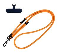 Joberio Cordon de support de téléphone | Cordon réglable pour téléphone portable | Sangle élégante pour téléphone portable | Sangle de téléphone élégante pour la plupart des smartphones, Orange 1
