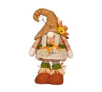 Joberio Gnomes avec pieds extensibles, gnome d'automne debout - Décorations de gnomes d'automne heureux | Gnomes debout de Thanksgiving, décorations de gnomes d'automne heureux pour les vacances