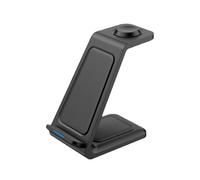 Joberio Support de chargeur sans fil - Support de charge stable pour téléphone | Chargeur sans fil multifonction pour téléphone, écouteurs et montre, support de chargeur pour la maison et le lieu de