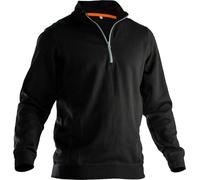 Jobman - Sweat-shirt demi-zip pour homme BC5206 (XL) (Noir)