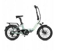 Jobobike Ace Pro - 250 W - 36 V - 10 Ah - Vélo Électrique Pliable - Équipé D'une Batterie Samsung App Green - Vert Clair Multicolore