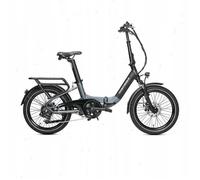 Jobobike Ace - Vélo Électrique Pliable - 250 W - 36 V - 10 Ah - Vitesse Maximale 25 Km/H - Roues 20 Pouces - Noir Multicolore