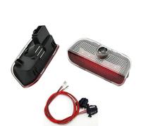 JOBOUND 2X Voiture LED Logo projecteur emblème Lampe for VW for Passat B6 B7 B8 Golf 5 6 7 GTI Sagitar 7N for Touran CC Magotan for Jetta Tiguan Rline lumières de flaque d'eau de Voiture (Color : for