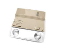JOBOUND Lampe de lecture intérieure en forme de dôme, plafonnier de toit avant, lumière rouge adaptée à VW Golf 5, Jetta MK5 MK6, Passat B6, gris et Beige Ampoules plafonnier (Size : Beige)