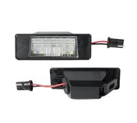 JOBOUND Lampes LED for plaque d'immatriculation, 2 pièces, for Nissan Juke F15 Micra K12 March K13 kick Note E11 Armada Y62 NV200 Rogue Qashqai Feux arrière LED