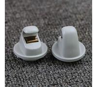 JOBOUND Support de Crochet à Clip for Pare-Soleil, for VW Golf 7 MK7 2013 + Passat B8 Polo t-Cross Tiguan Touran 2016 + 5G0857561B Gris (Size : Grey 2Pcs)