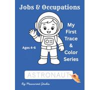Jobs & Occupations: Trace Words & Fun Coloring Pages for Kids Ages 4-6