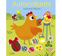 J'observe et je collemes autocollants - Joyeuses Pâques- Dès 3 ans