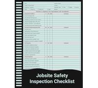 Jobsite Safety Inspection Checklist: Daily Site Safety Audit Record for Construction and Worksite Compliance.