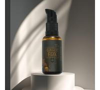 Jobski Ginger Fox Huile de soin de barbe pour homme avec huile de jojoba et chanvre 30 ml Rend la barbe douce et brillante Parfum de whisky et de fruits rouges