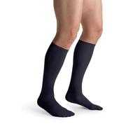 JOBST Chaussettes de voyage pour homme et femme - Aide à prévenir la thrombose en voyage - Douces et respirantes grâce à 33% de coton - Bleu marine - Taille 4