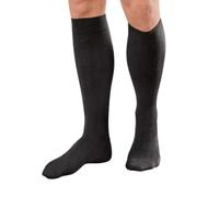 Jobst forMen Explore KKL2 Chaussettes de compression pour homme - Longues - Noir - III - Chaussettes de voyage - Chaussettes de loisirs - Avec coton et fibres de carbone intégrées