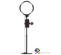 JOBY Beamo Studio Creator Kit, Lumière Studio USB pour Vidéo, Soft Key Light Télécommandé, Lumière 12 Couleurs, Microphone Mobile Wavo, Bras Flexible Gorillapod avec Support Téléphone
