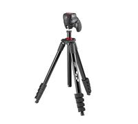 JOBY Compact Action Tripod, Trépied pour Appareil Photo avec Rotule, Support Universel ¼-20'' à Libération Rapide et Sac de Transport, pour Reflex et Hybride, Capacité 1.5kg JB01761-BWW