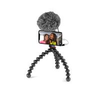 JOBY GorillaPod - 1K Creator Kit, GripTight Smartphone Holder et Wavo Mobile Microphone, pour la création de contenu, vloggers, TikToker, Youtubers