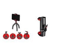 JOBY GorillaPod Starter Kit, Mini Trépied Flexible Polyvalent avec Pince Universelle pour Smartphone, Gopro & Manfrotto MCPIXI - Pince Universelle pour Smartphone, Version Pro