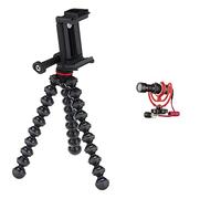 JOBY Griptight Boîte Action kit, Support pour Smartphones, iPhone,GoPro Vlogging, Caméra d'action, JB01515-BWW & Rode VideoMicro Microphone Caméra Compact, Couleur Assortie