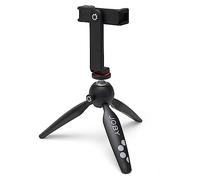 Joby Handypod 2 Kit, Trépied De Table avec Support Téléphone Griptight 360 Et Support À Rotule, Trépied pour Smartphones, Caméras d'action Et Caméras sans Miroir Ou Appareils Jusqu'À 1,0 Kg, Noir
