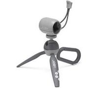 JOBY HandyPod Clip Mini Trépied avec Mousqueton et Pince pour Smartphone Type iPhone, Galaxy, Pixel et Appareil Photo Compact Type Sony ZV-1 II - Coloris Gris (JB01839-BWW)